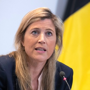 Annelies Verlinden (CD&V), federaal minister van Binnenlandse Zaken in de regering De Croo